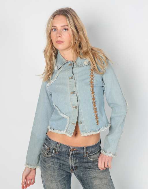 Vintage Miss Sixty S denim jacket in blue