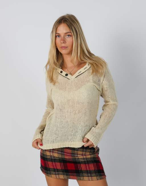 Vintage Miss Sixty S knitted jumper in cream, 1 of 4