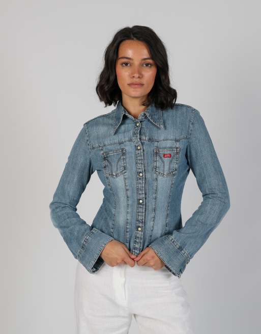 Vintage Miss Sixty S shirt in blue