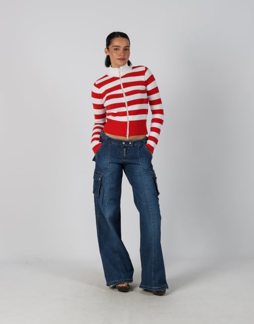 Vintage Miss Sixty XS dad & wide jeans in blue, 1 of 4