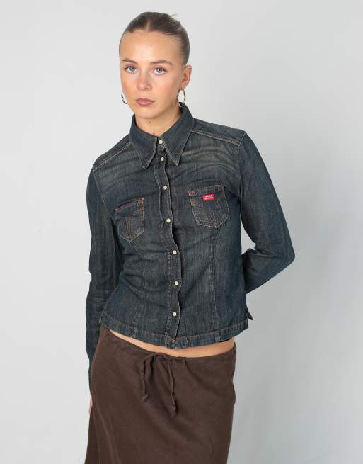 Vintage Miss Sixty XS shirt in blue