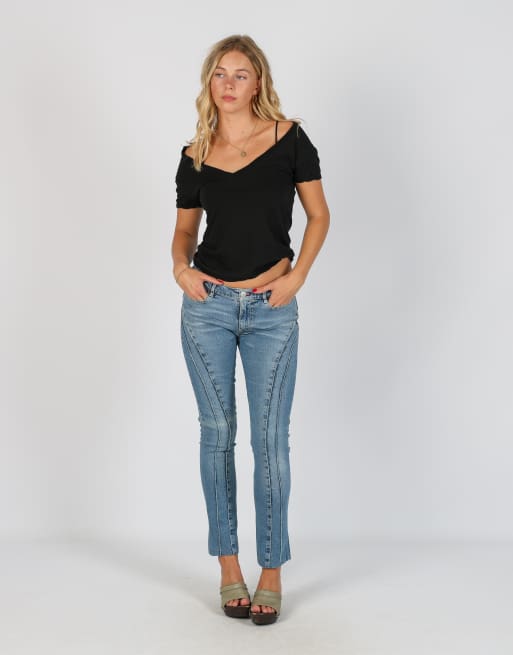Vintage Miss Sixty XS skinny jeans in light blue, 1 of 4
