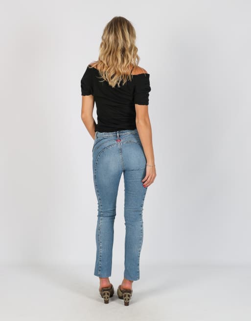 Vintage Miss Sixty XS skinny jeans in light blue, 3 of 4