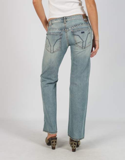 Vintage Miss Sixty XS straight jeans in light blue, 2 of 4