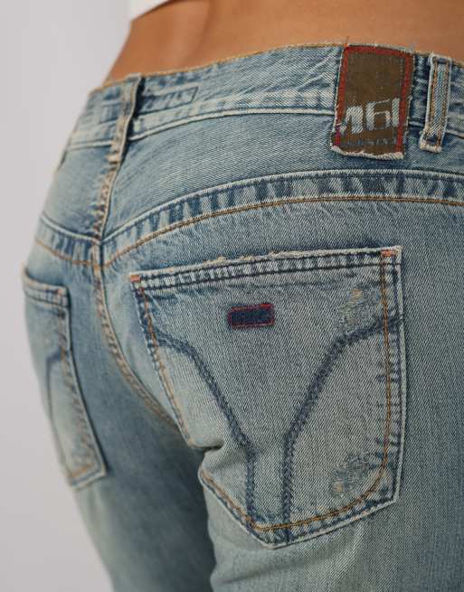 Vintage Miss Sixty XS straight jeans in light blue, 4 of 4