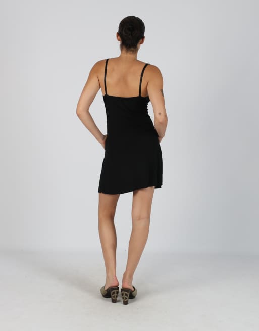 Vintage mixerÌ S woven mini dress in black, 3 of 4