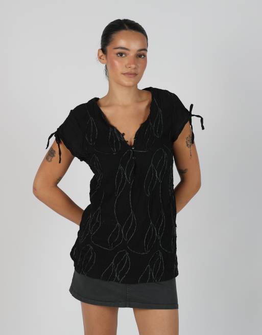 Vintage m.maggio S blouse in black