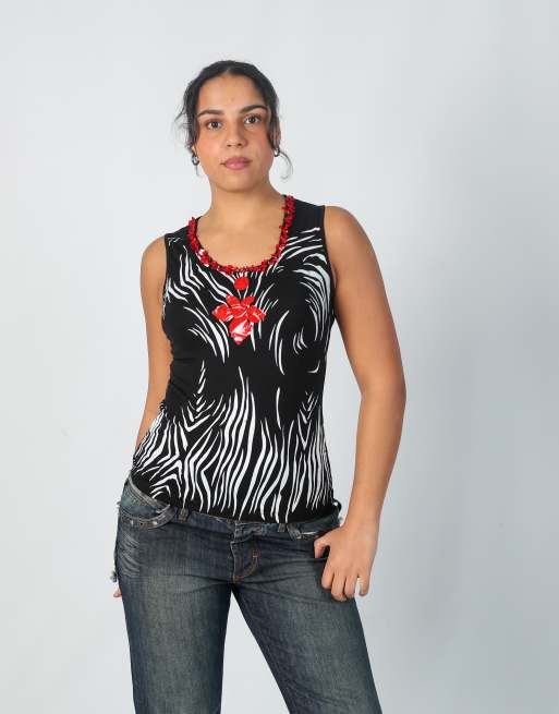 Vintage Modline S cami in black