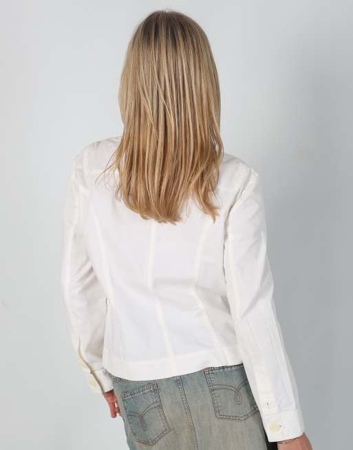 Vintage Momenti S blazer in cream, 2 of 4