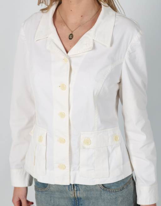Vintage Momenti S blazer in cream, 4 of 4