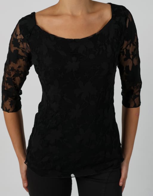 Vintage Monella Vagabonda M mesh top in black, 4 of 4