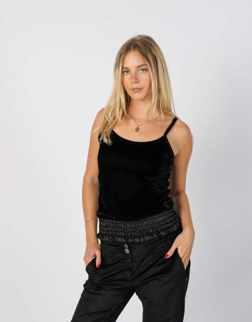 Vintage Monella Vagabonda S cami in black, 1 of 4