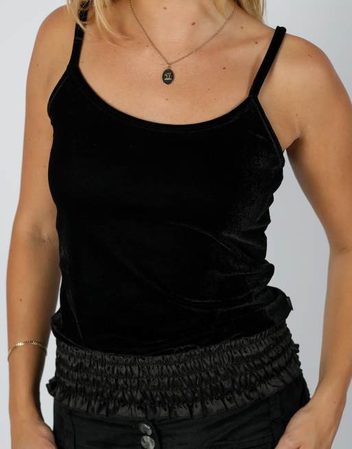 Vintage Monella Vagabonda S cami in black, 4 of 4