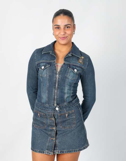 Vintage Monella Vagabonda S denim jacket in blue