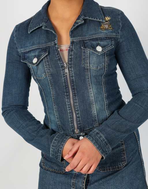 Vintage Monella Vagabonda S denim jacket in blue, 4 of 4