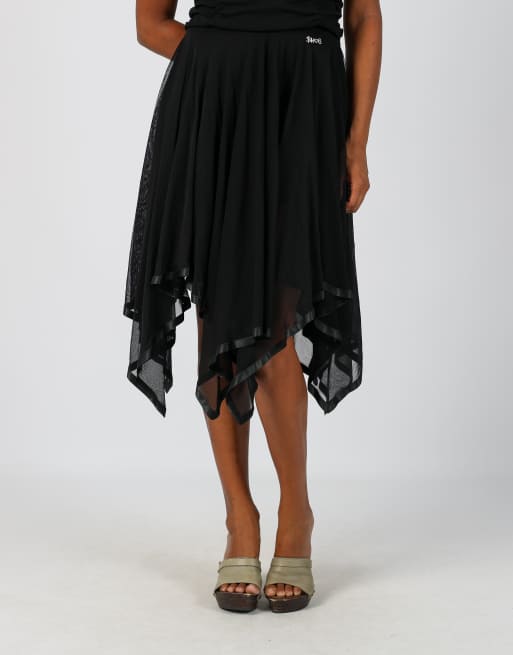 Vintage Monella Vagabonda S woven midi dress in black, 3 of 4