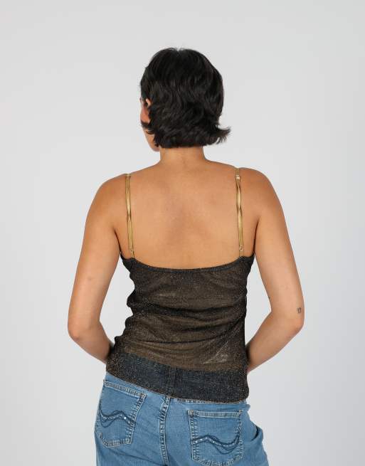 Vintage Monella Vagabonda XS cami in gold, 2 of 4
