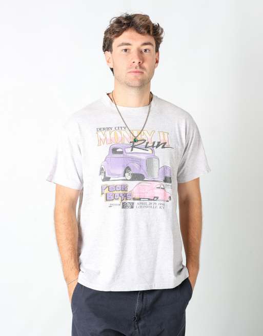 Vintage Money II Run l t-shirt in light grey