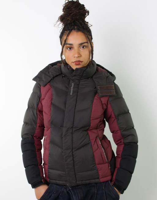 Vintage Montbell L Padded Coat in Dark Grey