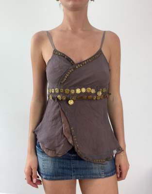 Vintage morgan de toi cami in brown