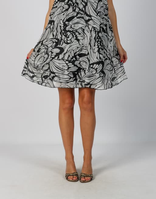 Vintage Morgan L woven mini dress in black, 2 of 4