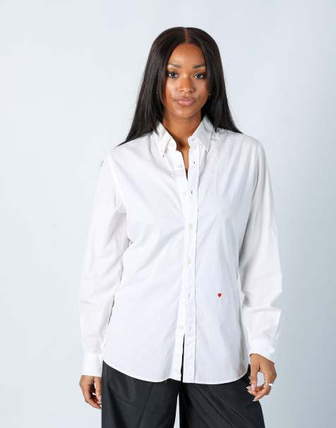 Vintage Moschino 12 shirt in white - view 1