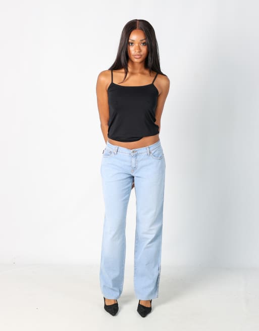 Vintage Moschino 8 straight jeans in blue