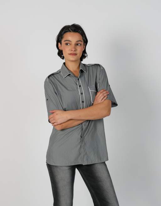 Vintage Moschino M shirt in grey, 1 of 4