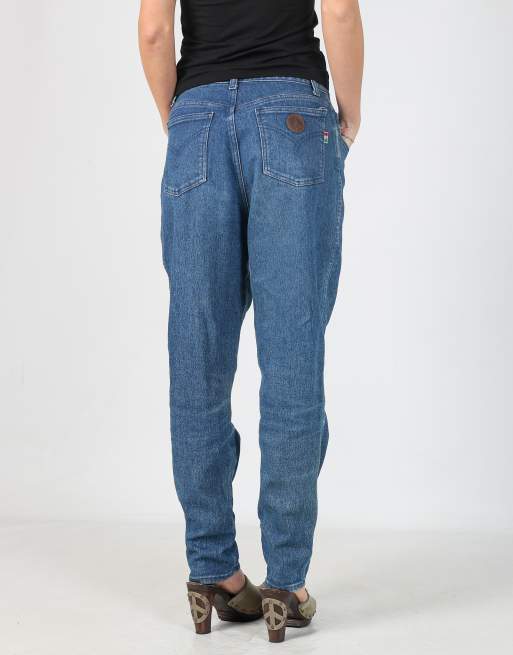 Vintage Moschino S mom jeans in blue, 2 of 4
