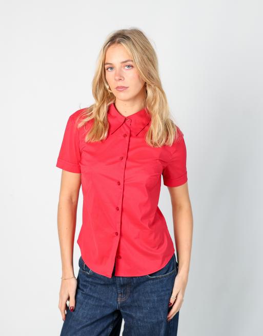 Vintage Moschino S shirt in red