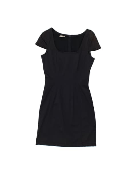 Vintage Moschino Sheath Dress UK 8 Small In Blue - view 1