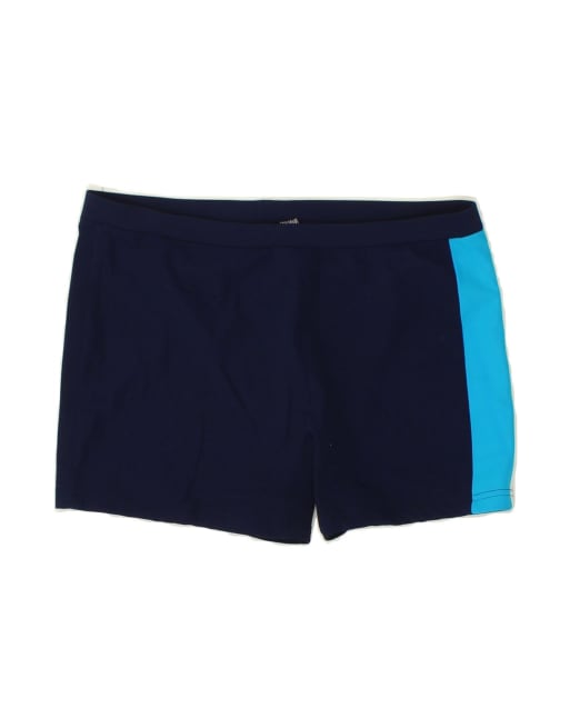 Vintage Moschino Sport Shorts Large In Blue Colourblock