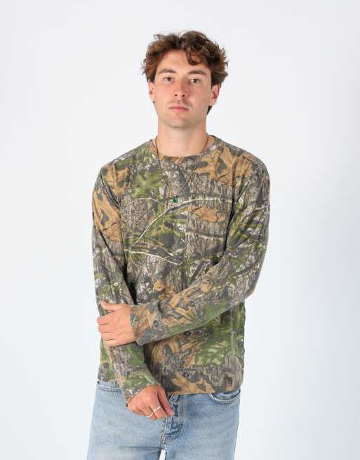 Vintage Mossy oak l long sleeve t-shirt in khaki green