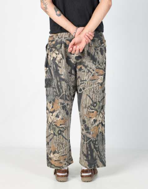 Vintage Mossy Oak Realtree 32x30 woven cargo pants in brown - view 1