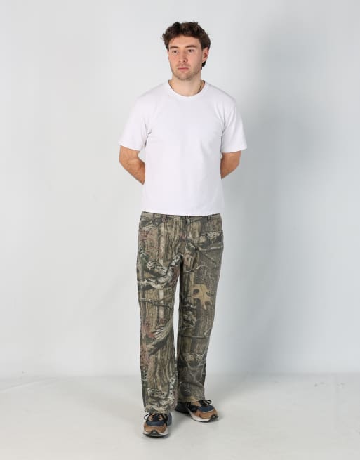 Vintage MossyOak Realtree 38x30 denim jeans in dark green