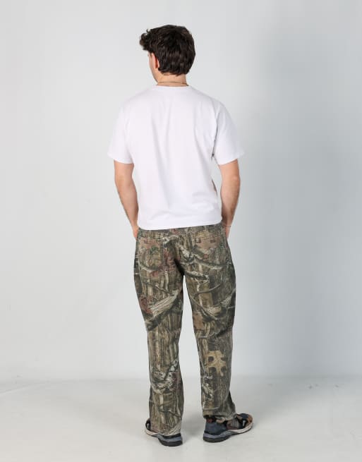 Vintage MossyOak Realtree 38x30 denim jeans in dark green, 3 of 4