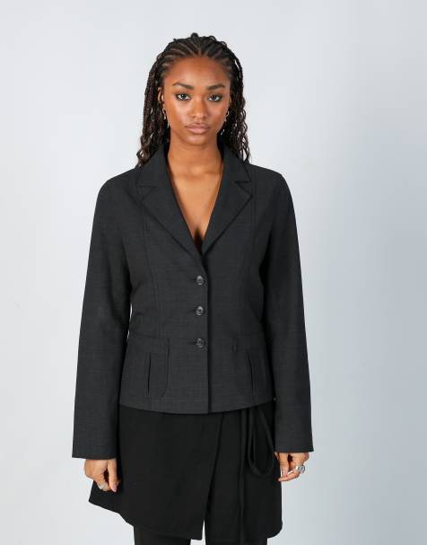 Vintage Motivi S blazer in black - view 1