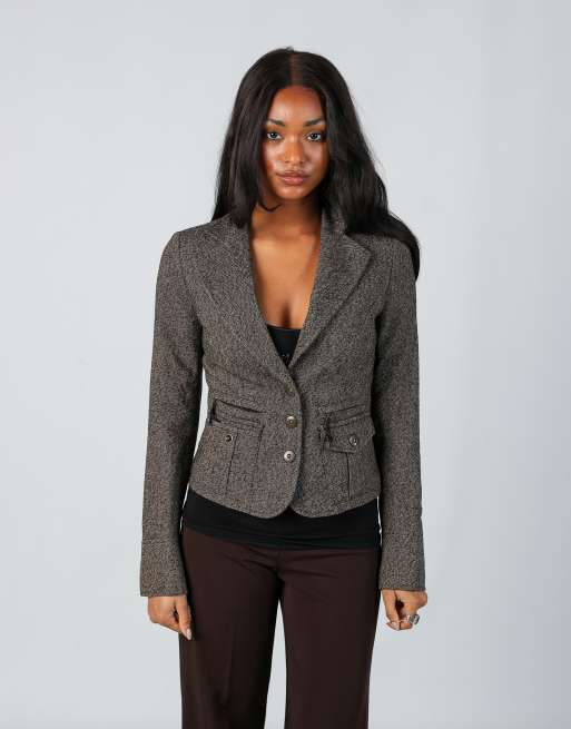 Vintage Motivi S blazer in brown