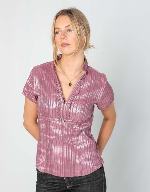 Vintage Motivi S blouse in baby pink