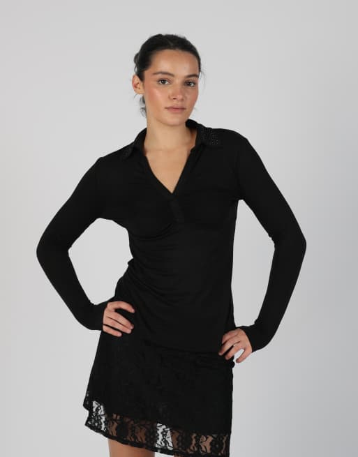 Vintage Motivi S blouse in black
