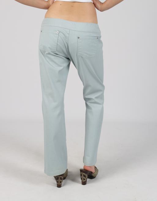 Vintage Motivi S casual trousers in light blue, 4 of 4