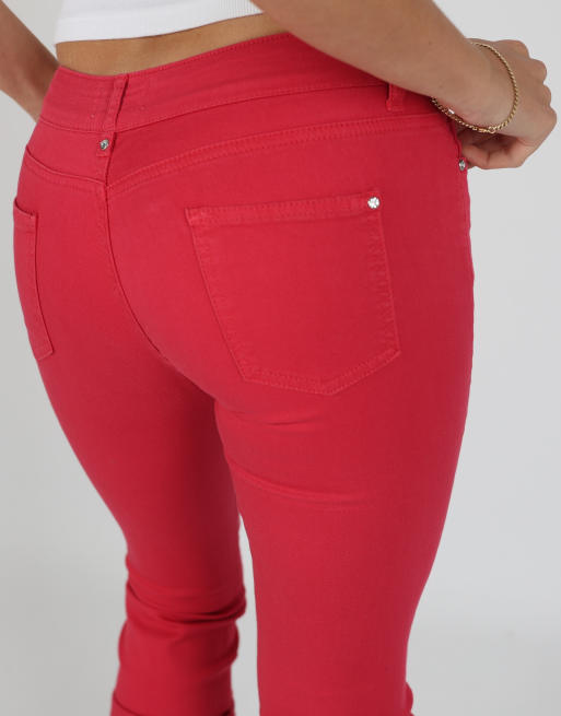 Vintage Motivi XS capri trouser in pink, 4 of 4