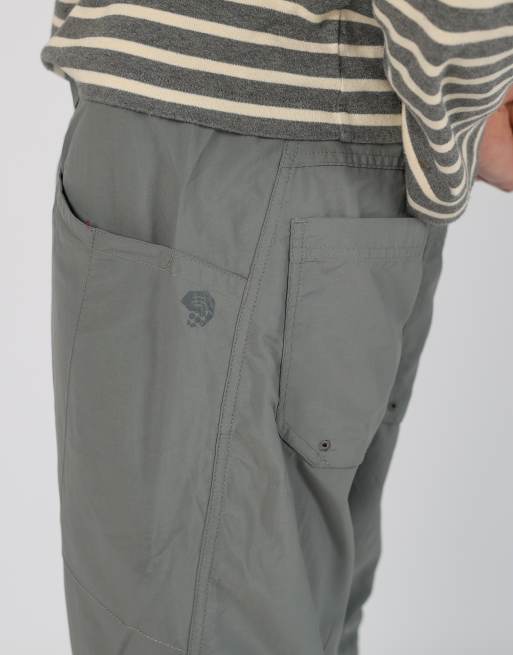 Vintage Mountain hardware 34x20 nylon sports shorts in grey, 4 of 4
