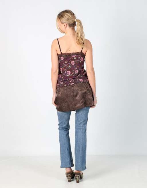 Vintage Muchacha S cami in brown, 3 of 4