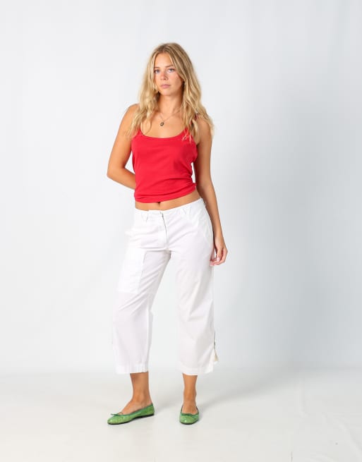 Vintage Murphy&Nye 10 casual trousers in ivory