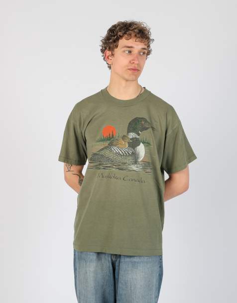 Vintage Muskoka Canada xl t-shirt in dark green - view 1