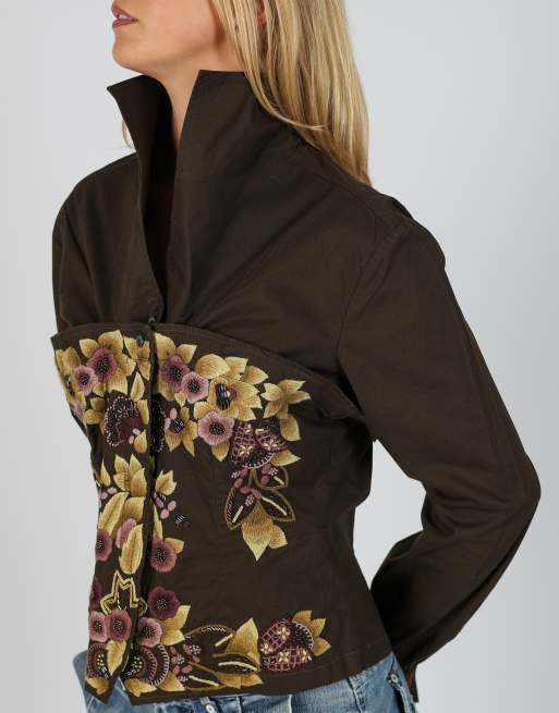 Vintage Nara Camicie L shirt in brown, 2 of 4