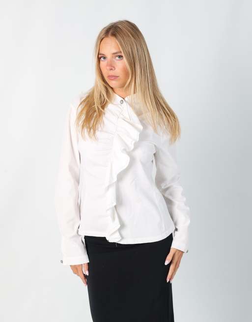 Vintage Nara Camicie M blouse in ivory