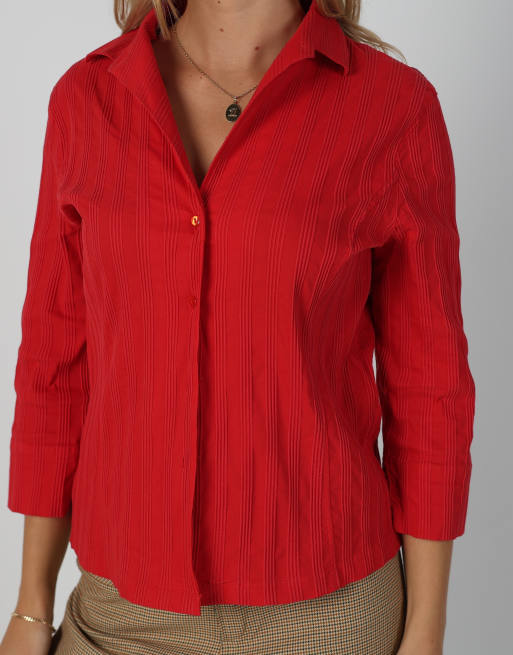 Vintage Nara Camicie S shirt in red, 4 of 4