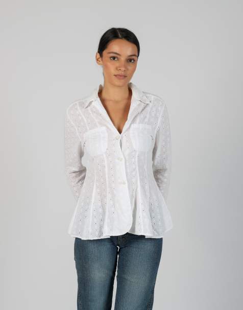 Vintage Nara Camicie S shirt in white - view 1